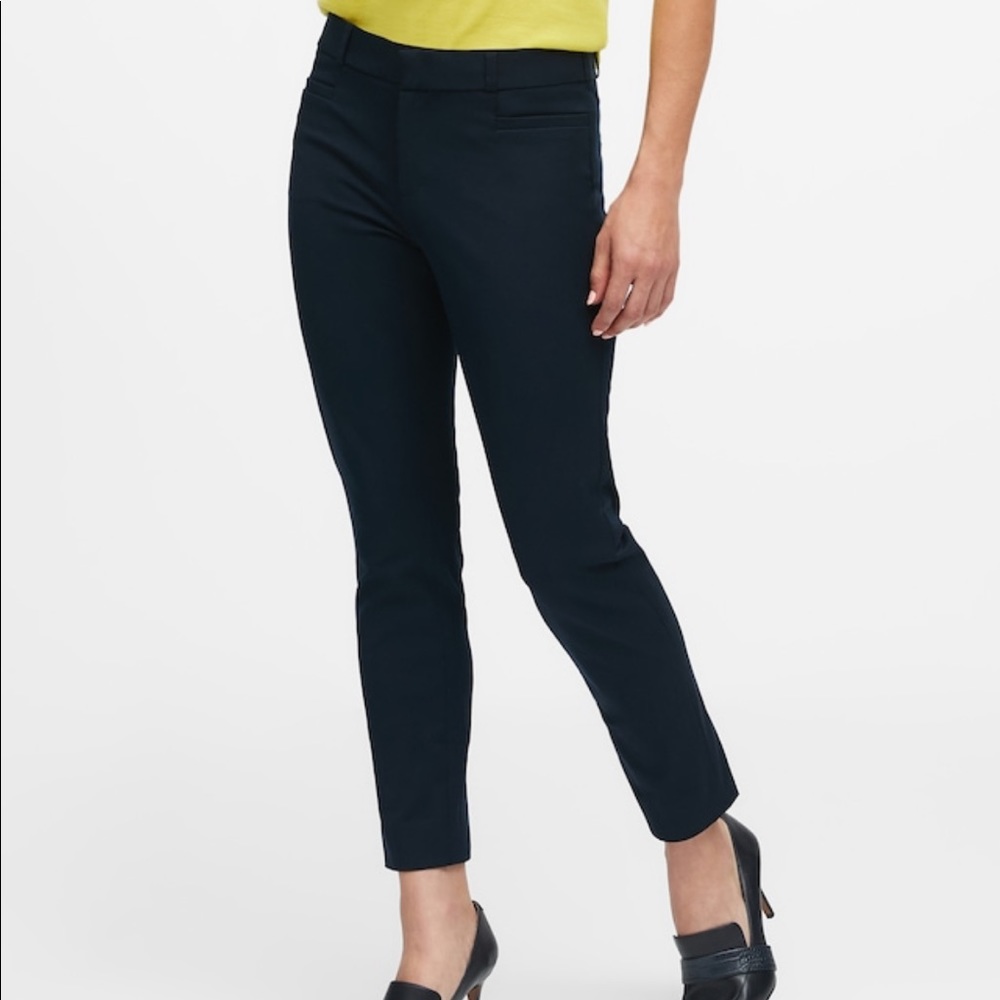 Banana Republic Sloan Skinny Fit Pant Navy